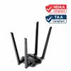 TRENDnet AC1900 High Power Dual Band Wireless USB Adapter, TEW-809UB, Stream 4K HD Video, Windows-Mac OS Compatible, NDAA & TAA Compliant, Increase Your Coverage, Detachable High Gain Antennas, Black view 3