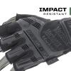 Mechanix Wear M-Pact Fingerless Tactical Impact Resistant Gloves - Impact Protection & Vibration Absorption - Heavy Duty - Machine Washable - Large - Covert Black view 3