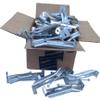 (50 Pack) 5 inch Heavy Duty Quick Hanging Hidden Rain Gutter Hanger Bracket Incuding Preinserted Screw with Clip view 1