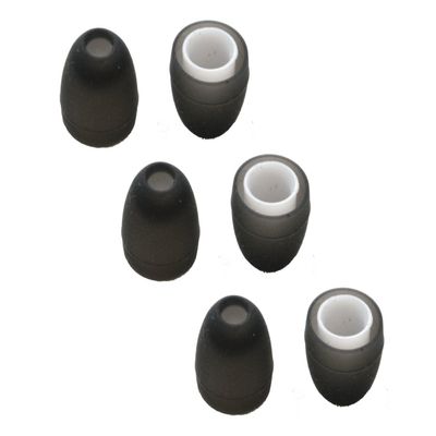 Replacement Silicone Ear Tips for Jaybird BlueBuds X, X2 Headphones. Includes 3 Pairs (Small)
