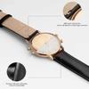 Gear S2 Classic Watch Band, Wollpo Premium Leather Bands with Bukle Spring Bar Replacement Watch Band for Samsung Gear S2 Classic Smartwatch (Leather, Black) view 3
