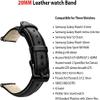 Gear S2 Classic Watch Band, Wollpo Premium Leather Bands with Bukle Spring Bar Replacement Watch Band for Samsung Gear S2 Classic Smartwatch (Leather, Black) view 4
