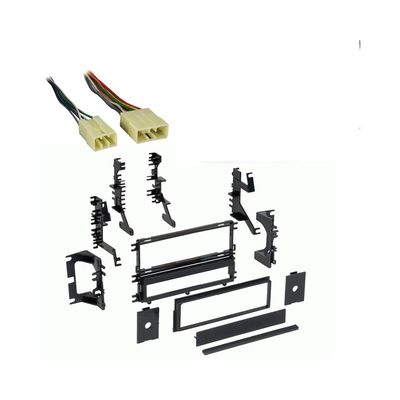 Harmony Audio Compatible with Mitsubishi Eclipse 1995 1996 1997 1998 1999 2000 2001 2002 2003 2004 2005 Single DIN Stereo Harness Radio Install Dash Kit