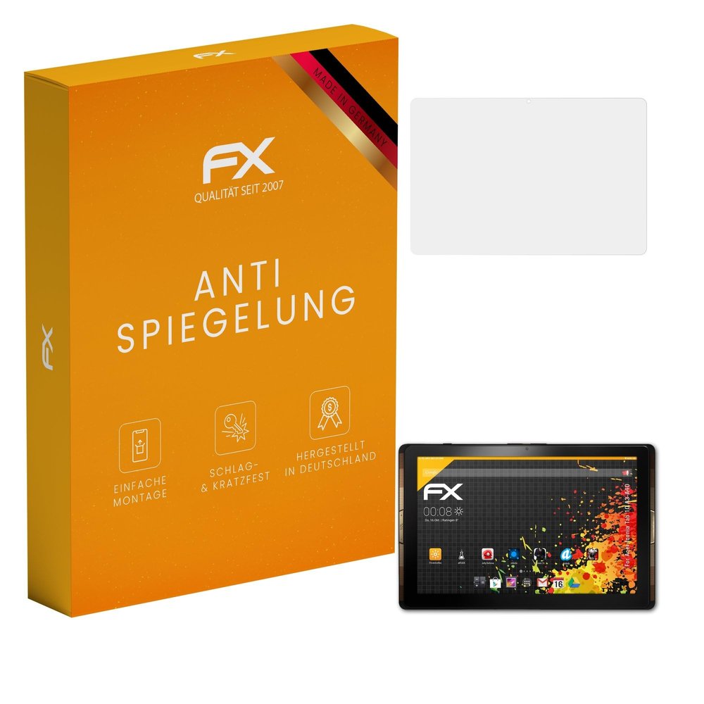 atFoliX Screen Protector compatible with Acer Iconia Tab 10 A3-A40 Screen Protection Film, anti-reflective and shock-absorbing FX Protector Film (2X)