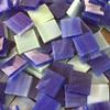 1/2" Green Blue & Deep Blue Stained Glass Mosaic Tiles view 1