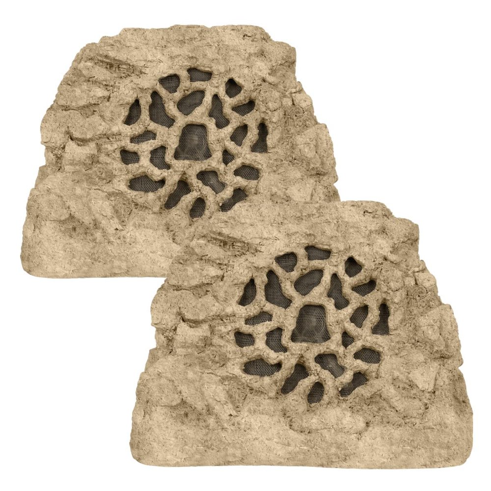 SpeakerCraft Ruckus 8 Series Rock Landscape Speaker - Pair (Sandstone)