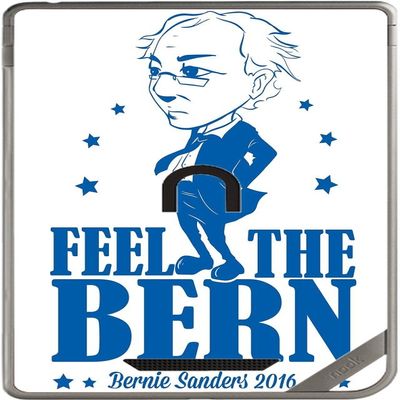 Feel The Bern Bernie 2016 Vinyl Decal Sticker Skin by Debbie's Designs for Nook Color & Nook Tablet by Barnes and Noble