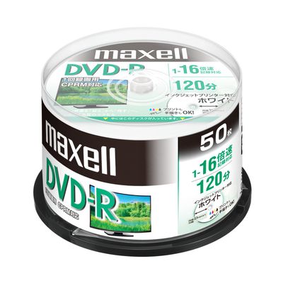 maxell  (1) CPRM DVD-R 120 16 ( 23mm) 50  DRD120PWE.50SPZ