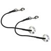 TACO Marine COK-0021-2 Glass Eye with Shock Cord - 12", Pair , Black view 1