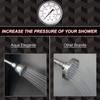 Aqua Elegante 3 Inch High Pressure Shower Head - Best Pressure Boosting, Wall Mount, Bathroom Showerhead For Low Flow Showers, 2.5 GPM - Chrome view 2
