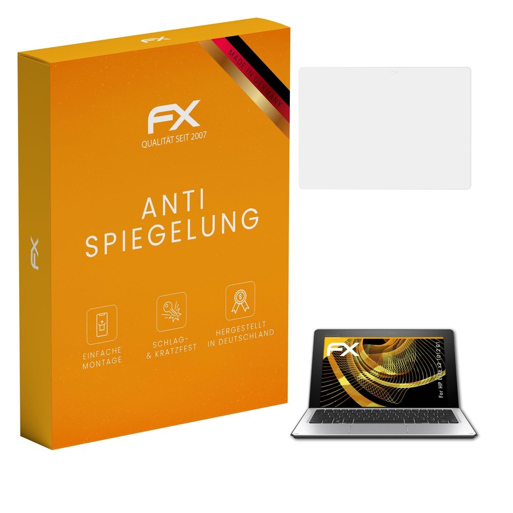 atFoliX Screen Protector compatible with HP Elite x2 1012 G1 Screen Protection Film, anti-reflective and shock-absorbing FX Protector Film (2X)
