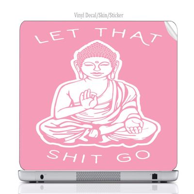 Laptop Vinyl Decal Sticker Skin Print Karma Let That%HIT Go fits Latitude E5440