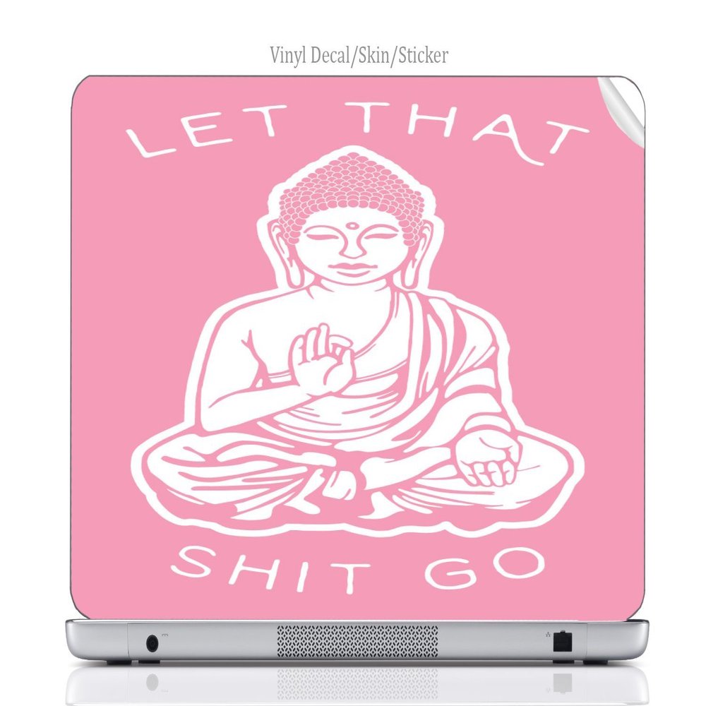 Laptop Vinyl Decal Sticker Skin Print Karma Let That%HIT Go fits Latitude E5440