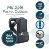 Promate Promate Lightweight Backpack for Laptops Up to 15.6" with Multiple Pockets, Drake Black view 2