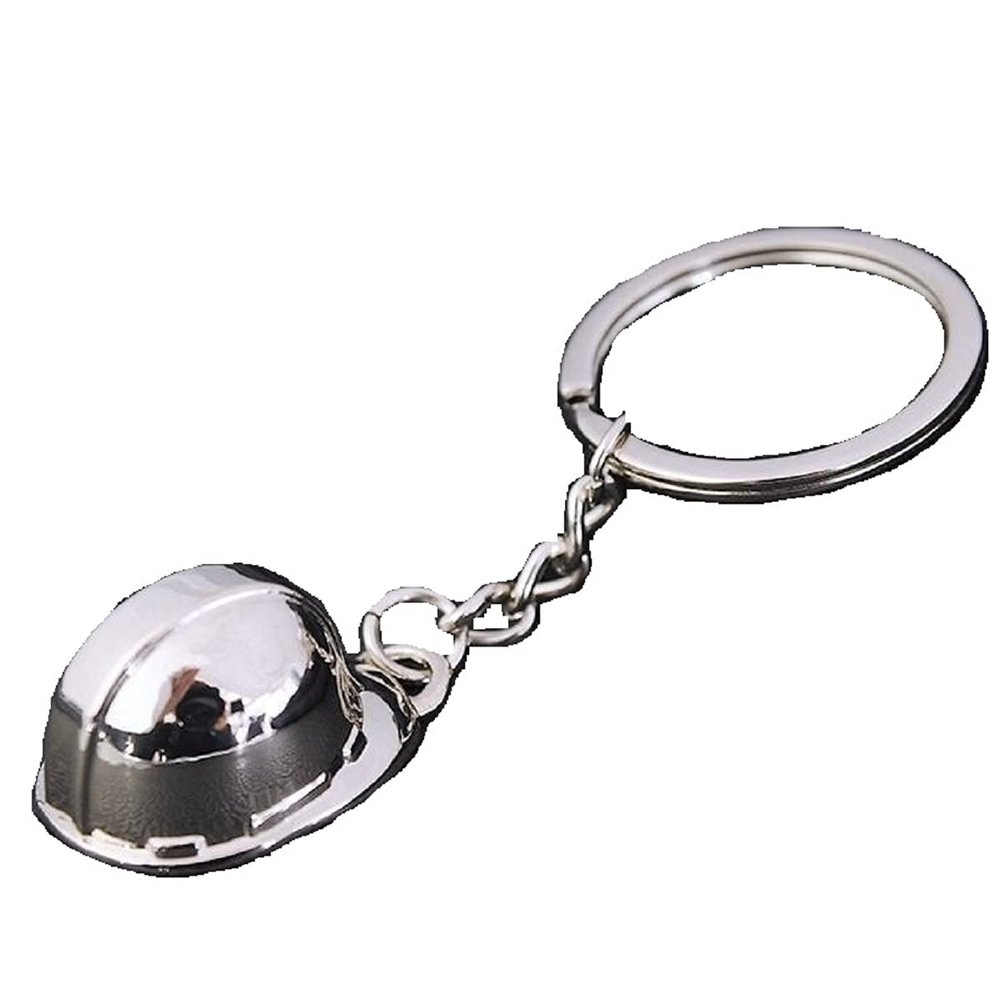 RDD 3D Metal Hard hat helmet Builder Construction Safety Hat keychain novelty gift