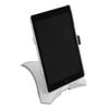M&T Displays 360 Degree Rotating Mini Tablet Holder Stand  White ABS Plastic Desktop Mount, Supports Landscape and Portrait, Soft Protective Case, Adjustable Width 5.435.51 Inch, Travel Friendly view 2