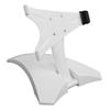 M&T Displays 360 Degree Rotating Mini Tablet Holder Stand  White ABS Plastic Desktop Mount, Supports Landscape and Portrait, Soft Protective Case, Adjustable Width 5.435.51 Inch, Travel Friendly view 3