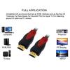 KUNOVA (TM) 35 Foot 35 FT HDMI Cable 1080p 4K 3D High Speed with Ethernet Arc Latest Version view 3