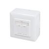 Logilink Professional NP0126 CAT.6A Universal Junction Box (Flush-Mounted), 2 x RJ45 STP (Fully Shielded) with 45 Outlet view 1