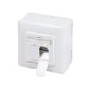 Logilink Professional NP0126 CAT.6A Universal Junction Box (Flush-Mounted), 2 x RJ45 STP (Fully Shielded) with 45 Outlet view 2