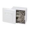 Logilink Professional NP0126 CAT.6A Universal Junction Box (Flush-Mounted), 2 x RJ45 STP (Fully Shielded) with 45 Outlet view 3