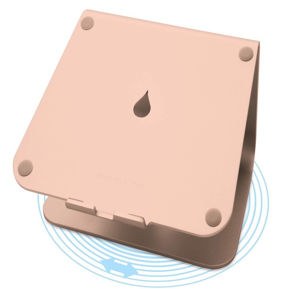 Rain Design mStand360 Laptop Stand with Swivel Base, Gold (10073)