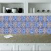 Authentic Tile Stickers by Mi Alma 24 PC Set Spanish Design Wall Tile Decal Perfect for Kitchen Backsplash or Bathroom Tiles Vinyl Art Easy to Install Peel and Stick (Mexican Navy Amber H218) view 3