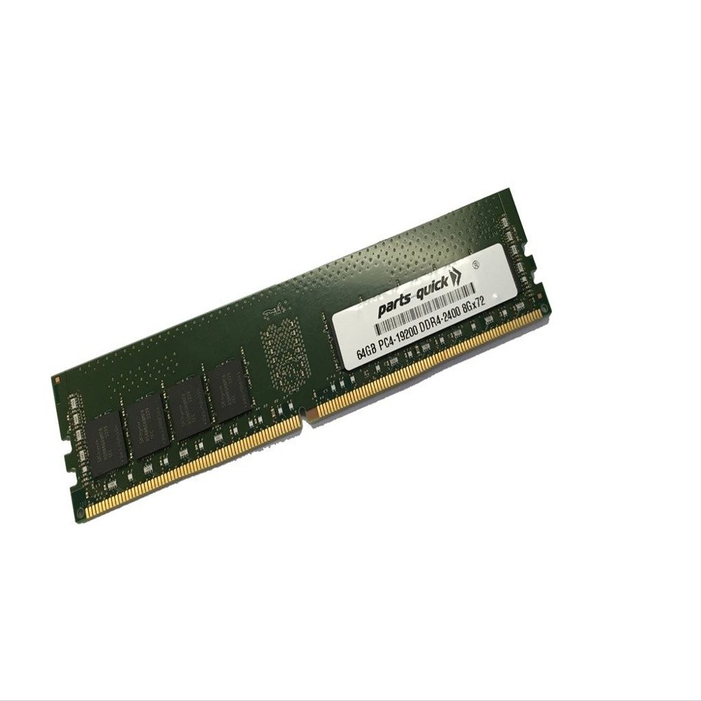 parts-quick 64GB Memory for Supermicro X10SDV-8C+-LN2F Motherboard DDR4 PC4-2400 LRDIMM