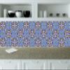 Authentic Tile Stickers by Mi Alma 24 PC Set Spanish Design Wall Tile Decal Perfect for Kitchen Backsplash or Bathroom Tiles Vinyl Art Easy to Install Peel and Stick (6x6 Inch, Golden Blue H221) view 4