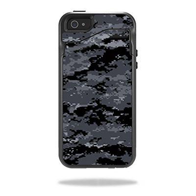 MightySkins Protective Vinyl Skin Decal Compatible with OtterBox Commuter Wallet iPhone 5/5S Case wrap Cover Sticker Skins Digital Camo