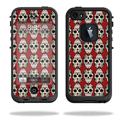 MightySkins Skin Compatible with Lifeproof iPhone 5s case - Sugar Skull | Protective, Durable, and Unique Vinyl Decal wrap Cover | Easy to Apply, Remove, and Change Styles | Made in The USA