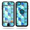 MightySkins Skin Compatible with OtterBox Defender iPod Touch 5G Case wrap Cover Sticker Skins Blue Kaleidoscope view 1