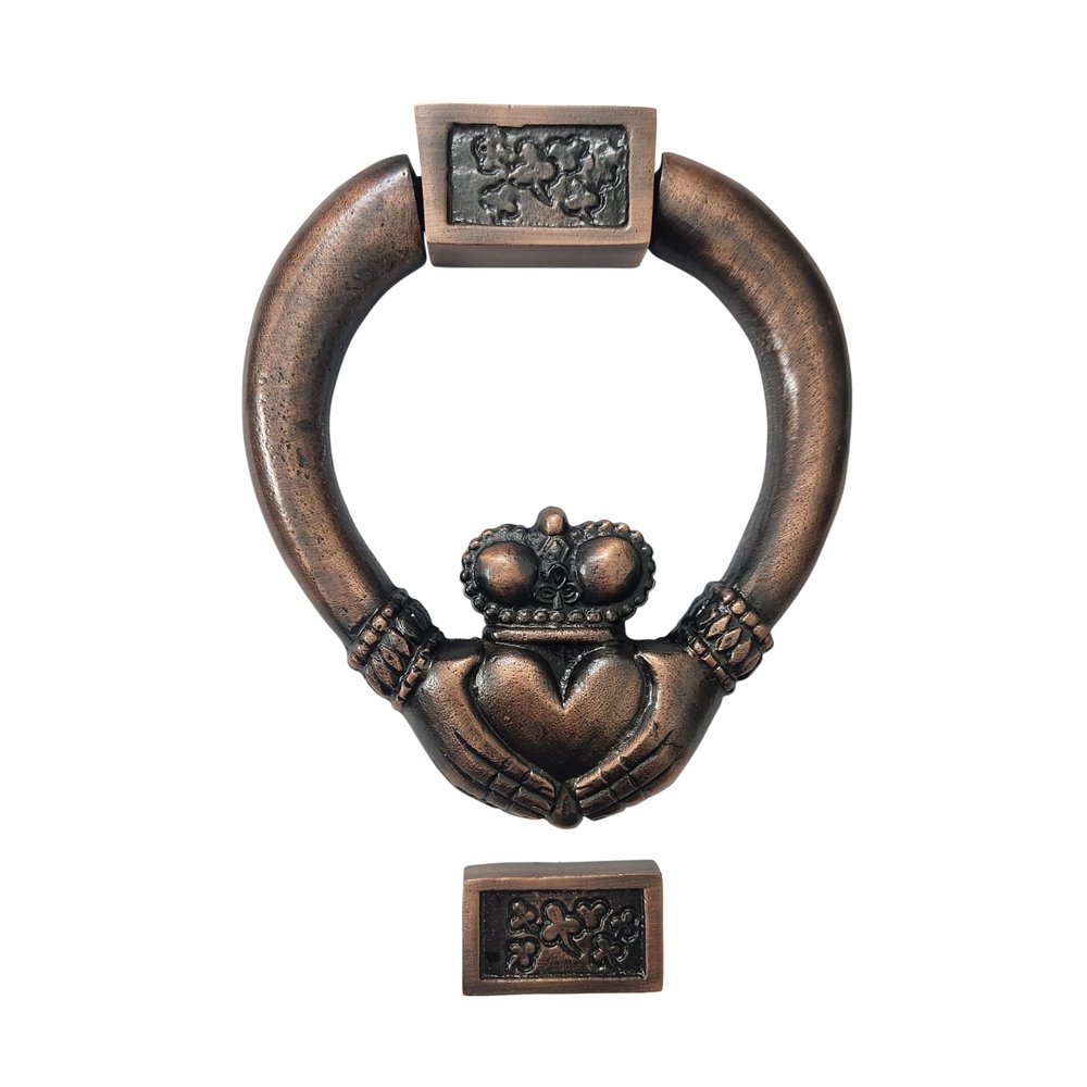 Adonai Hardware "Darah Brass Decorative Door Knocker (Antique Copper)