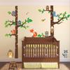 Innovative Stencils Birch Tree Wall Decal Forest with Owl Birds Squirrels Fox Porcupine Racoon Vinyl Sticker Woodland Children Decor Removable #1327 (84" (7 ft) Tall, Custom - Contact Us) view 1
