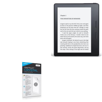 BoxWave Screen Protector Compatible with Amazon Kindle Oasis (1st Gen 2016) - ClearTouch Crystal (2-Pack), HD Film Skin - Shields from Scratches for Amazon Kindle Oasis (1st Gen 2016)
