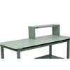 Stackbin 4-3ES Steel Raised Shelf for 36" Workbenches, Black, 36" Length, 10" Width, 12" Height view 1