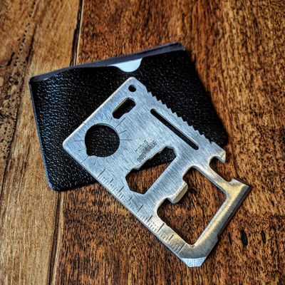 Multi-functional Survival Card pocket tool 11 in 1