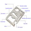 Multi-functional Survival Card pocket tool 11 in 1 view 2