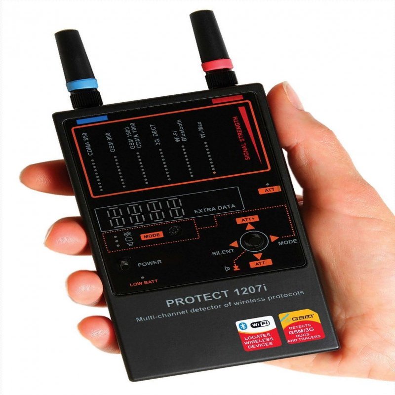 Home Buddy KJB Security Rf Wireless Signal Detector DD1207 Signal Detector New