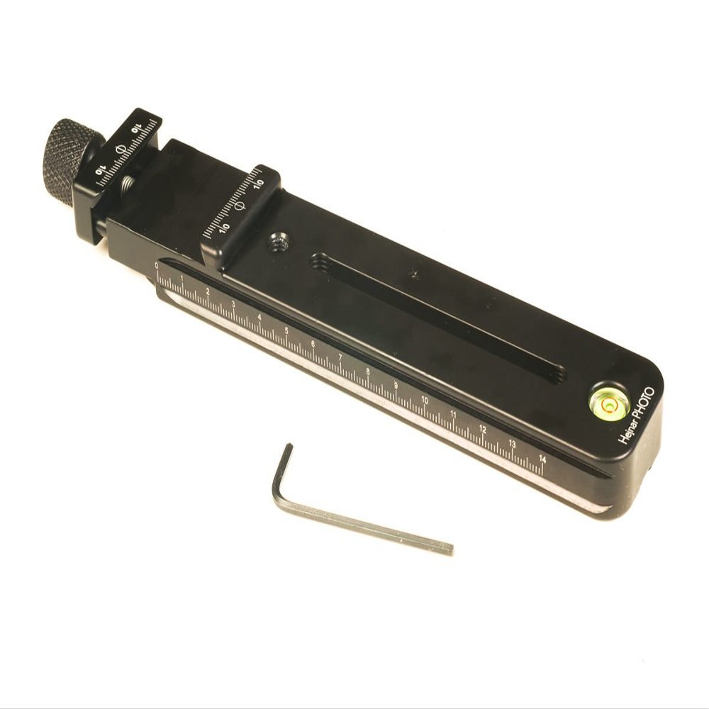 Hejnar Photo 7 Inch Arca Type Nodal Rail with Integrated Clamp. Made in U.S.A