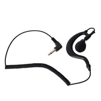 HYS TC-617 G Shape Soft Ear Hook Earpiece Headset - 3.5mm Plug Listen Only Ham Radio Earpiece/Headset for Motorola Icom Transceivers