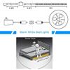 Vansky Motion Activated Bed Light, Flexible LED Strip Motion Sensor Night Light Bedside Lamp Illumination with Automatic Shut Off Timer (Warm Soft Glow) view 4