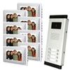 AMOCAM 8 Units Apartment Intercom Wired 7 Inch Monitor Video Intercom Doorbell Door Phone Audio Visual Intercom Entry Access System view 1