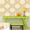 Authentic Tile Stickers by Mi Alma 24 PC Set Spanish Design Wall Tile Decal Perfect for Kitchen Backsplash or Bathroom Tiles Vinyl Art Easy to Install Peel and Stick (6x6 Inch, Cream Gold A46) view 3