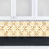 Authentic Tile Stickers by Mi Alma 24 PC Set Spanish Design Wall Tile Decal Perfect for Kitchen Backsplash or Bathroom Tiles Vinyl Art Easy to Install Peel and Stick (4x4 Inch, Cream Gold A46) view 2