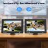 Eyoyo 8" Security Camera Monitor, 1024768 4:3 Mini LCD Screen CCTV Monitors Display with HDMI VGA BNC AV USB, Small Video Monitor for PC, NVR, Raspbery Pi, RV & Kitchen, Built-in Speakers view 4