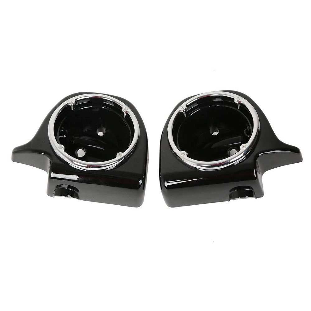 TCMT Speaker Pods Box Boxes 6.5" Fits For Harley Touring Lower Vented Leg Fairings Road King Street Glide Electra Glide Ultra-Classic 1983-2013