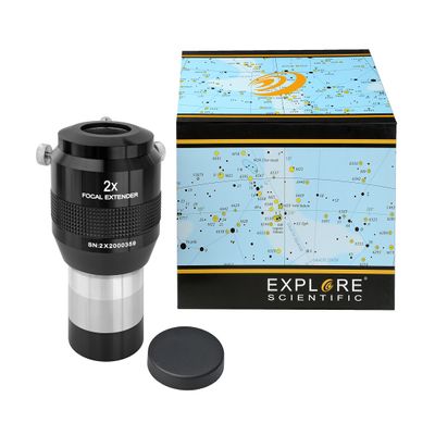 Explore Scientific Focal Extender Barlow Lens to Increase Focal Length for Telescopes