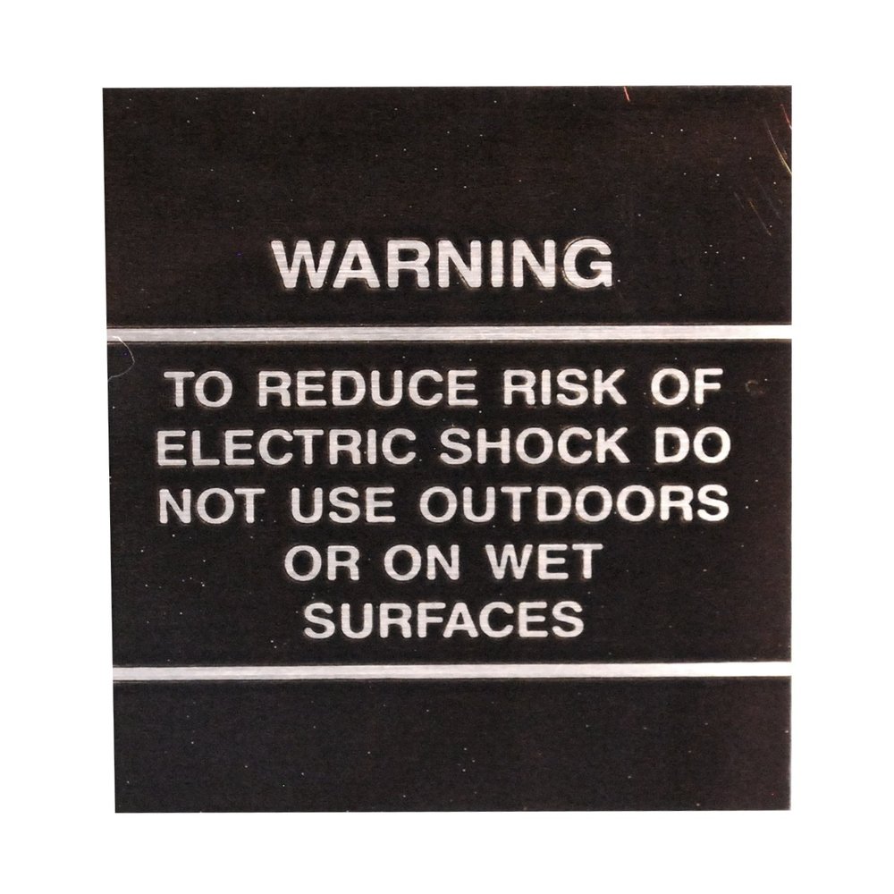 Kirby Scuff Plate Label Grey