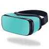 MightySkins Skin Compatible with Samsung Gear VR (Original) wrap Cover Sticker Skins Solid Turquoise view 1